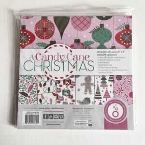 Tonic Studios A Candy Cane Christmas 8” x 8” Cardstock